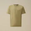 Merceriserad jersey 70/2 Gasato kortärmad T-shirt med logomärke