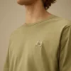 Merceriserad jersey 70/2 Gasato kortärmad T-shirt med logomärke