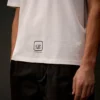 Metropolis Series kortärmad T-shirt i merceriserad jersey med tryck