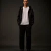 Metropolis Series kortärmad T-shirt i merceriserad jersey med tryck