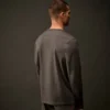 Metropolis Series: Långärmad T-shirt i merceriserad jersey