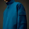 Metropolis Series: Stretchfleece-Sweatshirt med halv dragkedja