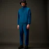 Metropolis Series: Stretchfleece-Sweatshirt med halv dragkedja