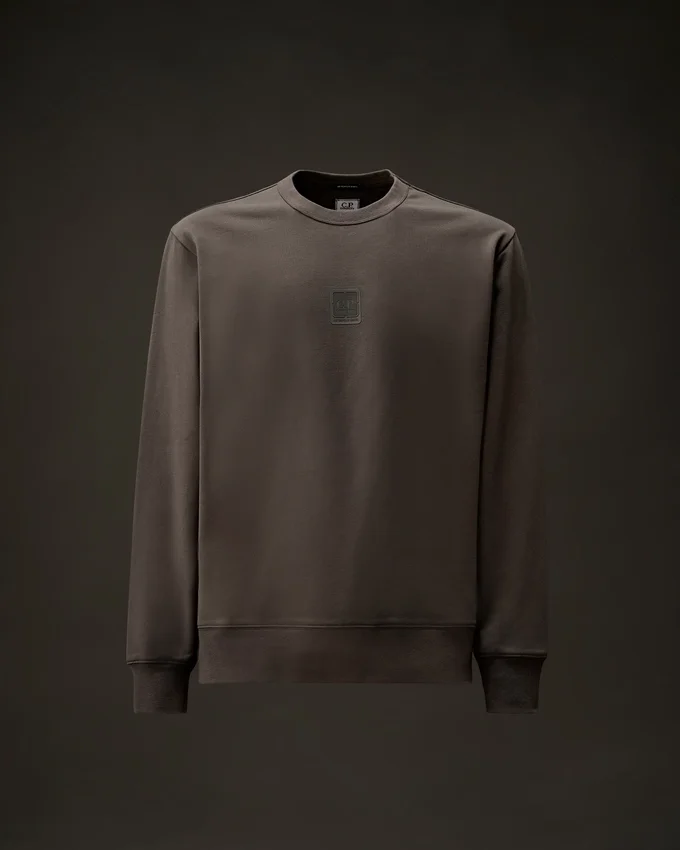 Metropolis Series: Sweatshirt i stretchfleece med rund hals