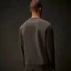 Metropolis Series: Sweatshirt i stretchfleece med rund hals