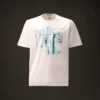 Metropolis Series: T-shirt i merceriserad jersey med korta ärmar och grafiskt tryckt logotyp