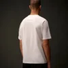 Metropolis Series: T-shirt i merceriserad jersey med korta ärmar och grafiskt tryckt logotyp