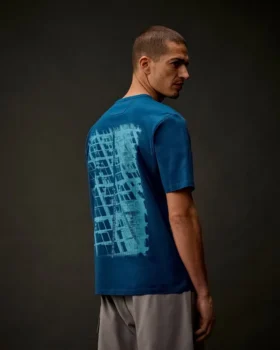Metropolis Series: T-shirt med korta ärmar i merceriserad jersey