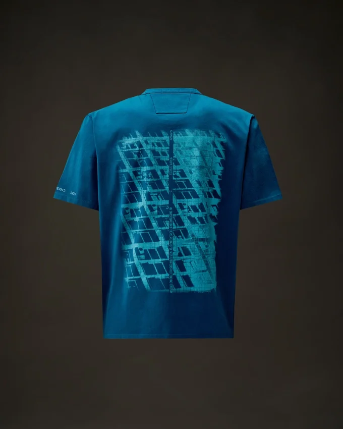 Metropolis Series: T-shirt med korta ärmar i merceriserad jersey