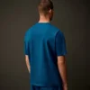 Metropolis Series T-shirt med korta ärmar i merceriserad jersey och gummerad logotyp