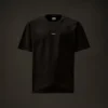 Metropolis Series: T-shirt med korta ärmar i merceriserad jersey och logotyp på bröstet