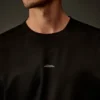 Metropolis Series: T-shirt med korta ärmar i merceriserad jersey och logotyp på bröstet