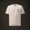 Metropolis Series: T-shirt med korta ärmar i merceriserad jersey och tryckt grafisk motiv