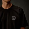 Metropolis Series: T-shirt med korta ärmar i merceriserad jersey och tryckt logotyp