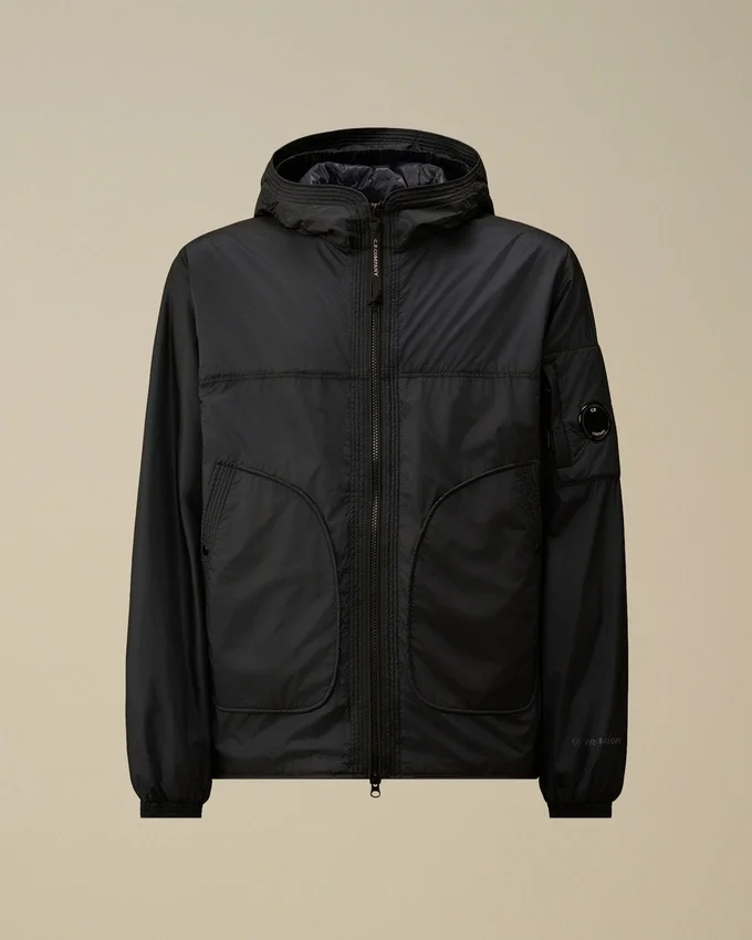 Nada Shield packbar Primaloft® Evolve-jacka med huva och Lens-detalj