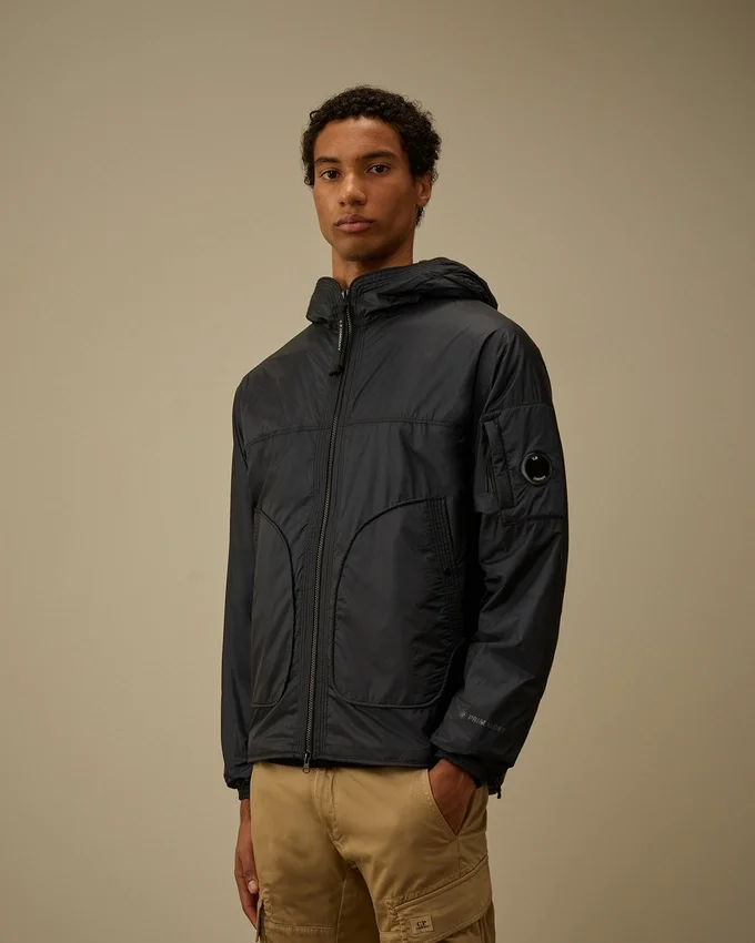 Nada Shield packbar Primaloft® Evolve-jacka med huva och Lens-detalj