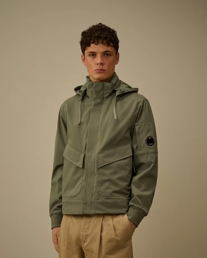 C.P. Shell-R Hidden Hood Lens Jacket