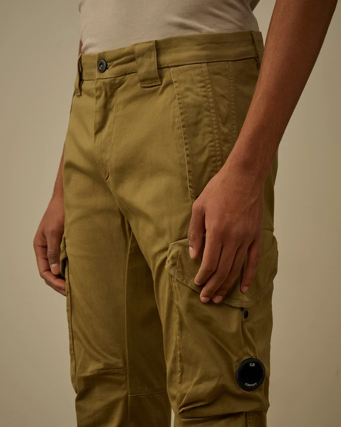 Stretch-satin, ergonomiska rundade fickor, Lens-byxor