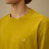 T-shirt i 20/1 jersey med pläterat logo