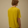 T-shirt i 20/1 jersey med pläterat logo