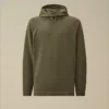 Tjock piqué-Sweatshirt med huva