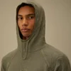 Tjock piqué-Sweatshirt med huva
