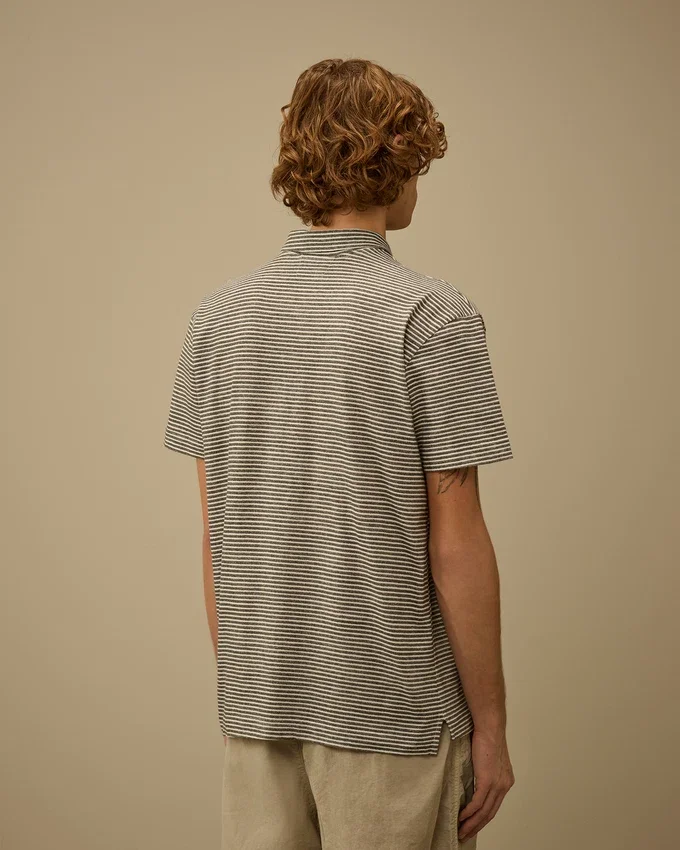 Tryckt jersey 20/1 kortärmad logopolo