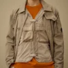 Twill-fishtail-kapp med Lens-detaljer