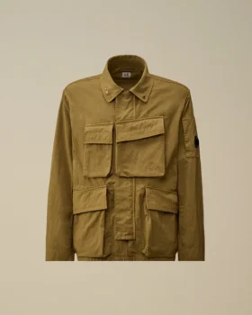 Twill-jacka med dragkedja för Lens-glasögon