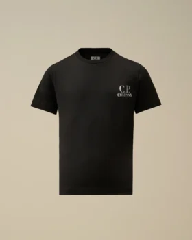 U16 bomullsjersey 30/1 kortärmad T-shirt med logotyp