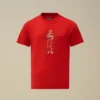 U16 bomullsjersey 30/1 kortärmad T-shirt med logotyp