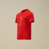 U16 bomullsjersey 30/1 kortärmad T-shirt med logotyp