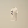 U16 bomullsjersey 30/1 kortärmad T-shirt med logotyp