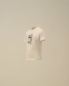 U16 bomullsjersey 30/1 kortärmad T-shirt med logotyp