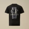 U16 bomullsjersey 30/1 kortärmad T-shirt med logotyp