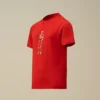 U16 bomullsjersey 30/1 kortärmad T-shirt med logotyp