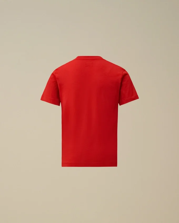 U16 bomullsjersey 30/1 kortärmad T-shirt med logotyp