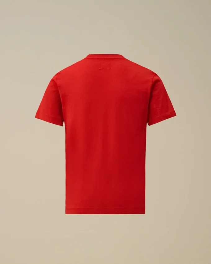 U16 bomullsjersey 30/1 kortärmad T-shirt med logotyp