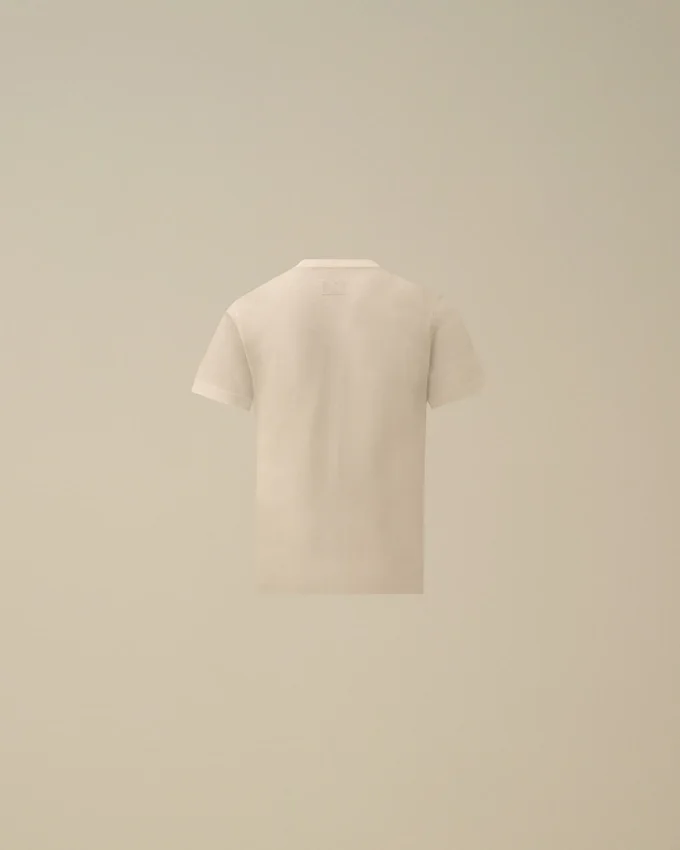 U16 bomullsjersey 30/1 kortärmad T-shirt med logotyp