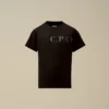 U16 bomullsjersey 30/1 kortärmad T-shirt med logotyp på bröstet och ryggen