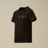 U16 bomullsjersey 30/1 kortärmad T-shirt med logotyp på bröstet och ryggen