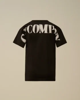 U16 bomullsjersey 30/1 kortärmad T-shirt med stor logotyp