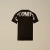 U16 bomullsjersey 30/1 kortärmad T-shirt med stor logotyp