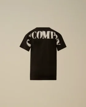 U16 bomullsjersey 30/1 kortärmad T-shirt med stor logotyp