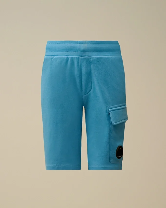 U16 Diagonal Fleece Cargo Lens-sweatshorts