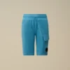 U16 Diagonal Fleece Cargo Lens-sweatshorts