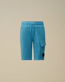 U16 Diagonal Fleece Cargo Lens-sweatshorts