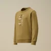 U16 Diagonal Fleece-Sweatshirt med rund hals