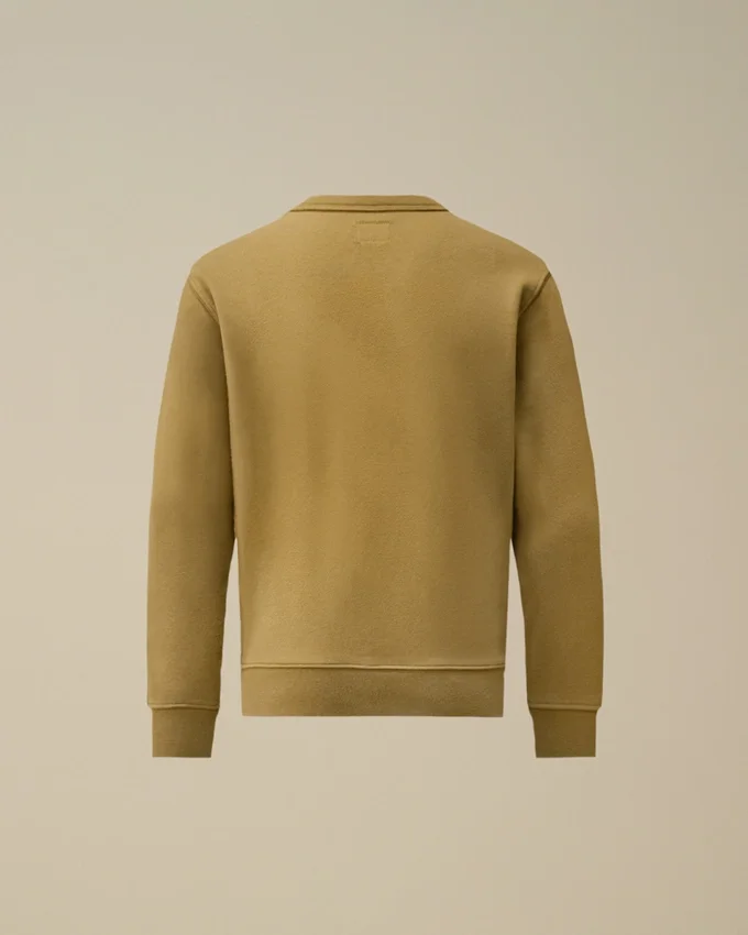 U16 Diagonal Fleece-Sweatshirt med rund hals