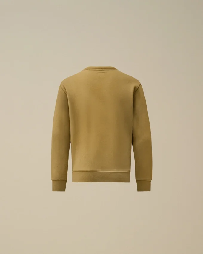 U16 Diagonal Fleece-Sweatshirt med rund hals